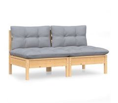 Sofá De Jardín De 2 Plazas