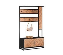 SoBuy FSR194-N Mueble de recibidor con Banco