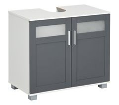Mueble Debajo Lavabo MDF, Vidrio Templado kleankin, hogar - baño
