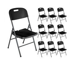 Pack 10 Sillas Plegables con Asa O91