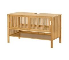 Mueble para debajo del lavabo Hvaler con puertas corredoras