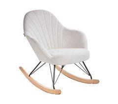 Beliani Silla mecedora SKALE