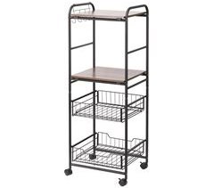 Carro de Cocina MDF, Metal HOMCOM, hogar - cocina