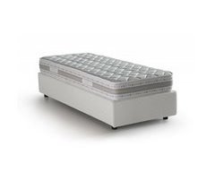 Cama de solteiro de tecido 95x215