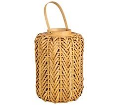 Farol de madera con luz a pilas
