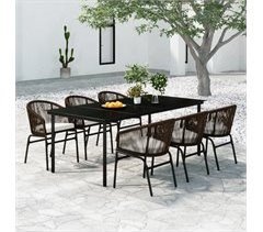 Juego de comedor para jardín