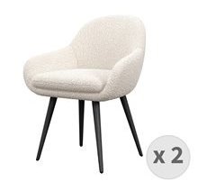 CANCUN-Silla en tejido de rizo (x2)