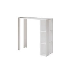 Mesa de cocina alta fija con estantes KIA
