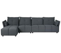 Beliani Sofá esquinero Poliéster TOMRA