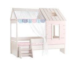Cama infantil casita aglomerado