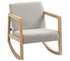 Silla Mecedora Borreguito, Espuma HOMCOM, hogar - sofás y butacas