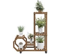 Estantería para Plantas Madera de Abeto Outsunny 30