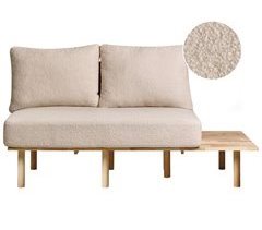 Beliani Sofá de 2 plazas Bouclé SALO