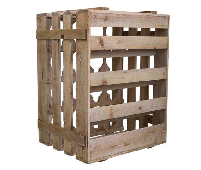 Cajón botellero de madera Marron