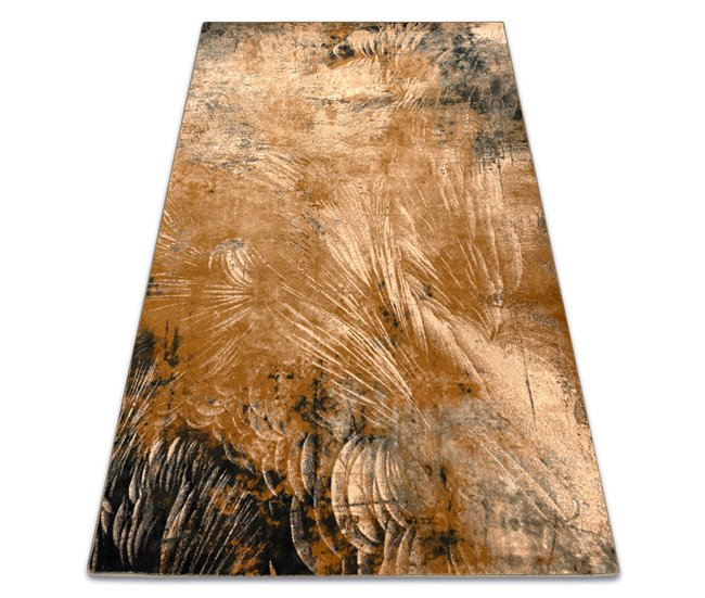 Alfombra de lana OMEGA Abu Abstracción 200x300 Marron