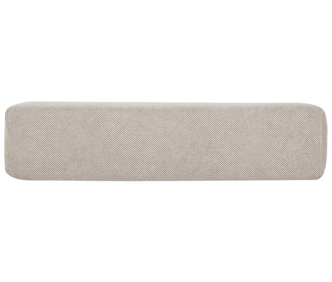 Beliani Chaise longue Poliéster NIORT Beige