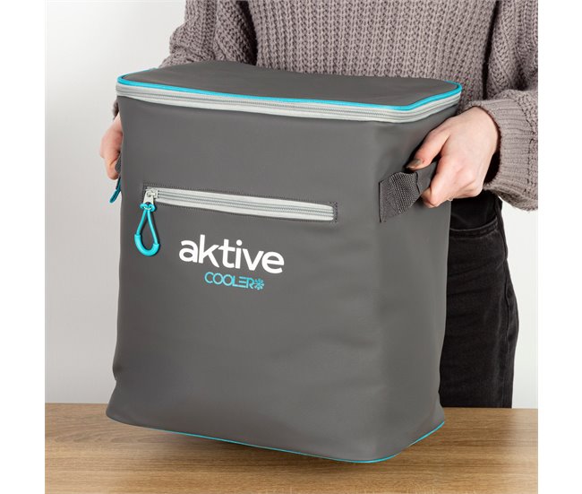 Aktive Bolsa térmica 23 litros de alto rendimiento Gris Azul