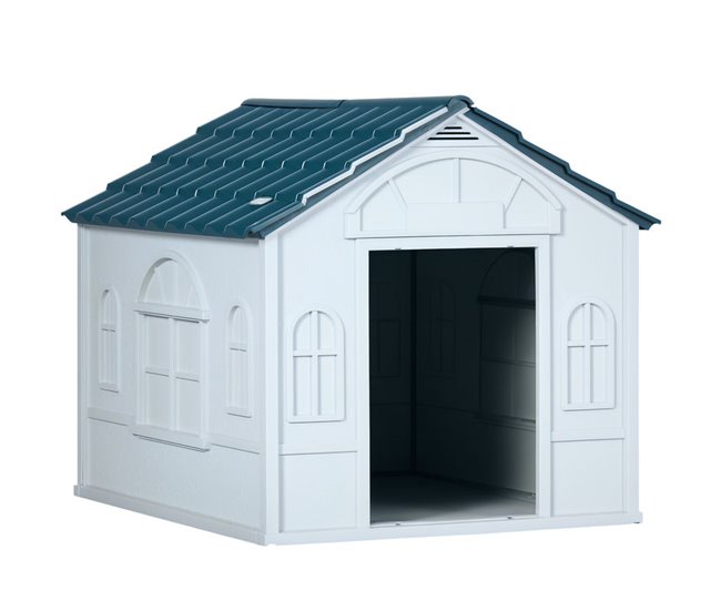 Caseta para Perros PP PawHut, mascotas - accesorios para perros Azul