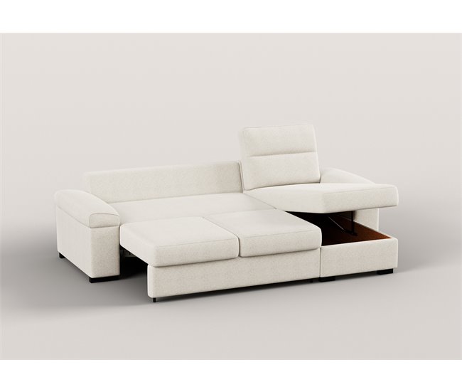 Chaise longue reversible con cama ERIC Beige