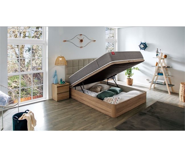 Colchón SKYLIGHT 8K PIKOLIN de espuma Adaptex + canapé gratis Grupo Pikolin color wengué 