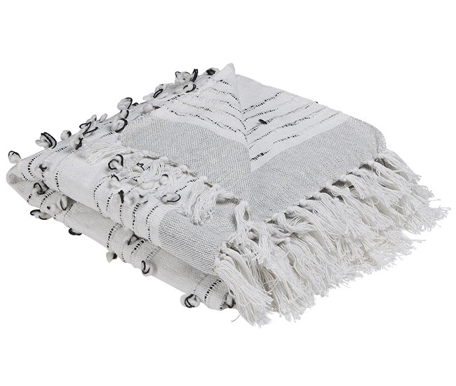 Beliani Manta YAMALAK Gris Claro