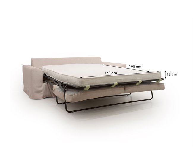 Sofá cama 3 plazas VIALO Beige
