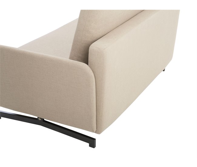 Beliani Sofá de 2 plazas Poliéster BELFAST Beige