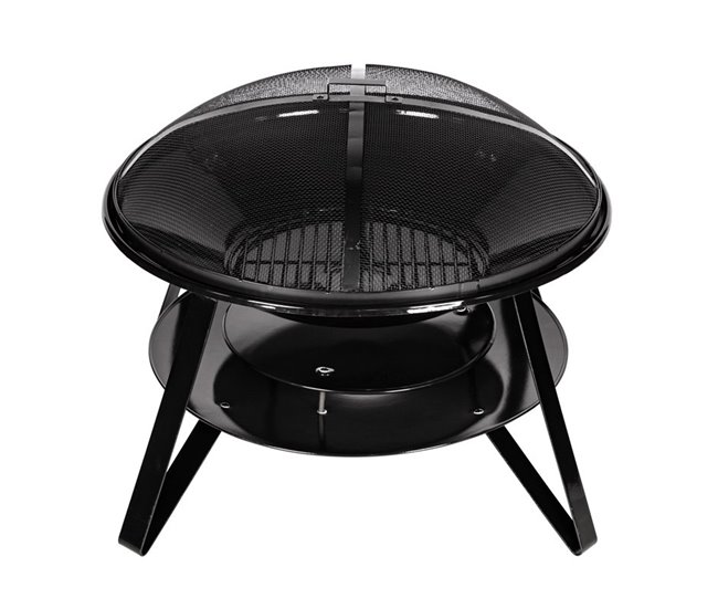 Brasero de exterior, acero Negro
