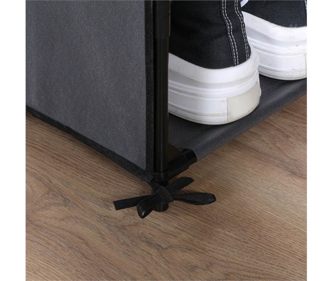 Armario de zapatos en ángulo - H107 cm Gris