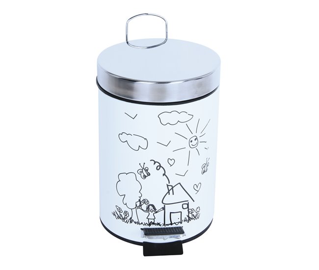 Cubo De Basura 3L Blanco