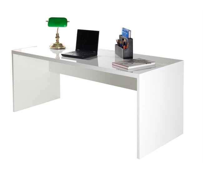 Mesa escritorio STAMPA color blanca Blanco Brillo
