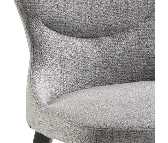 ANGEL CERDA Silla tela gris Gris