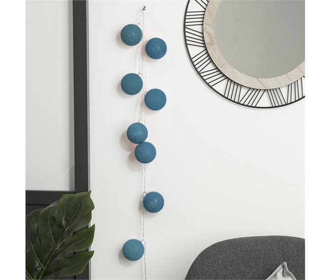 Guirnalda led Azul