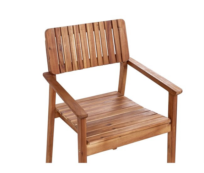 Beliani Conjunto de comedor AGELLO Madera Clara