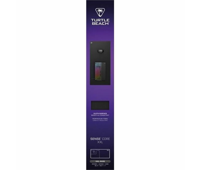 Alfombrilla de Ratón Sense Core XXL Negro