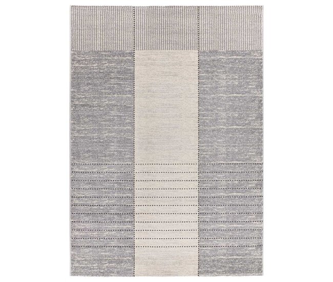 Alfombra de estilo moderno CRAFT - ATTICGO 133x190 Gris