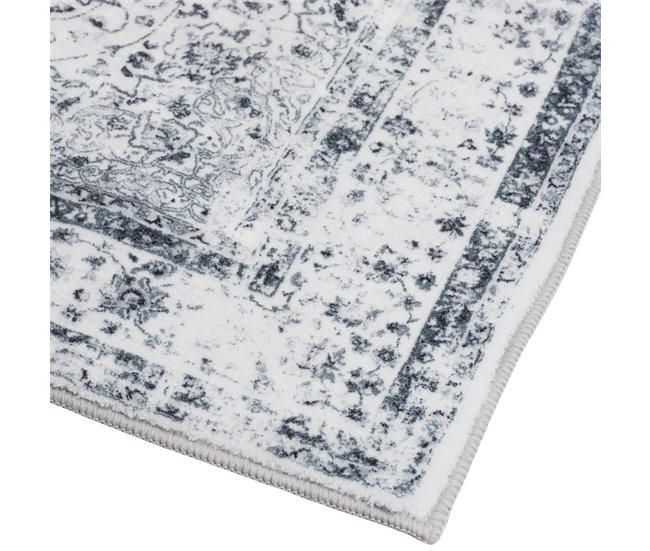 Alfombra de diseño vintage 60x110 Gris