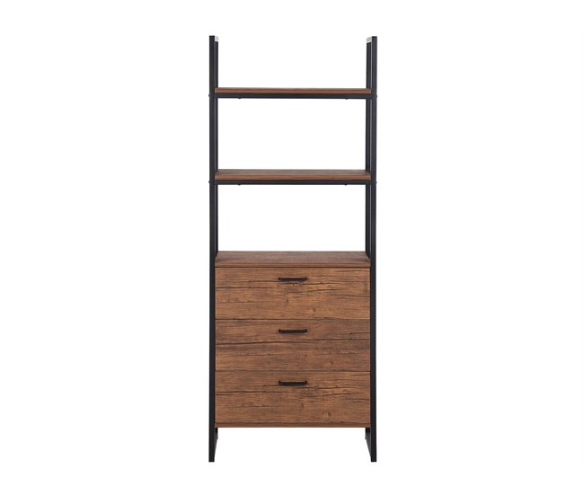 Beliani Estante para libros TIFTON Marron