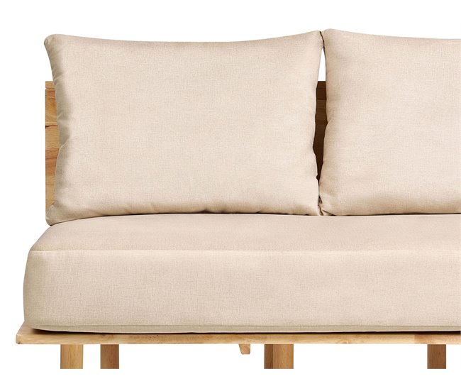 Beliani Sofá de 2 plazas Poliéster SALO Arena