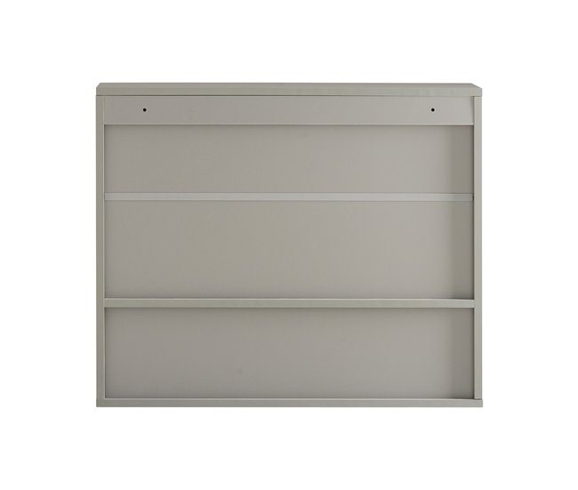 Armario de Pared con Espejo con 2 Puertas BZR134-NG SoBuy Gris