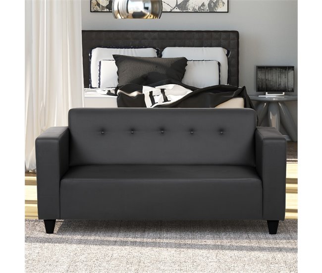 BUDWING Pedro Sofá Negro