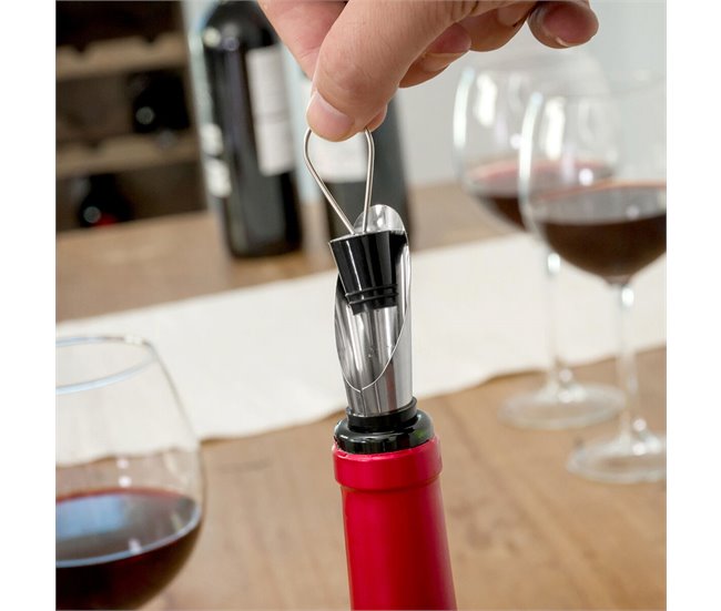 Estuche de Vino Botella IG114260 Negro