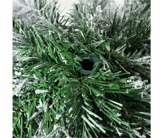 Árbol de Navidad Plástico, Acero HOMCOM, hogar - decoración Verde