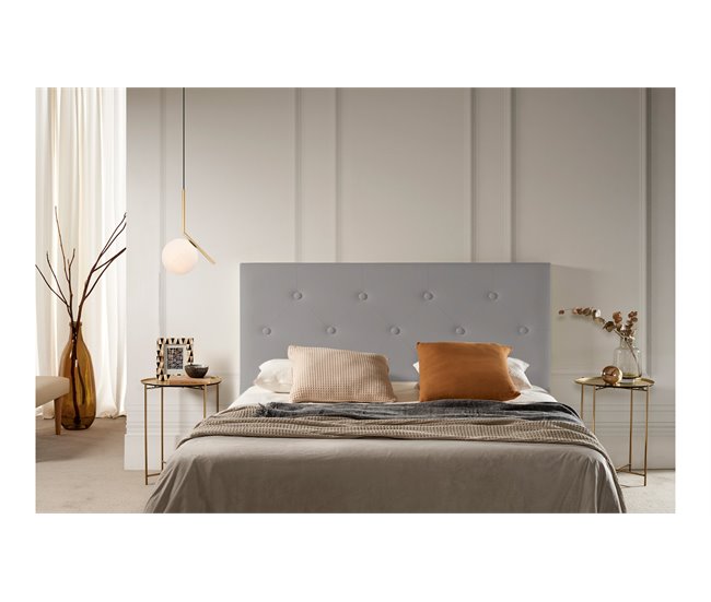 CABECERO TAPIZADO VICTORIA POLIPIEL  - Moonia 145 Gris
