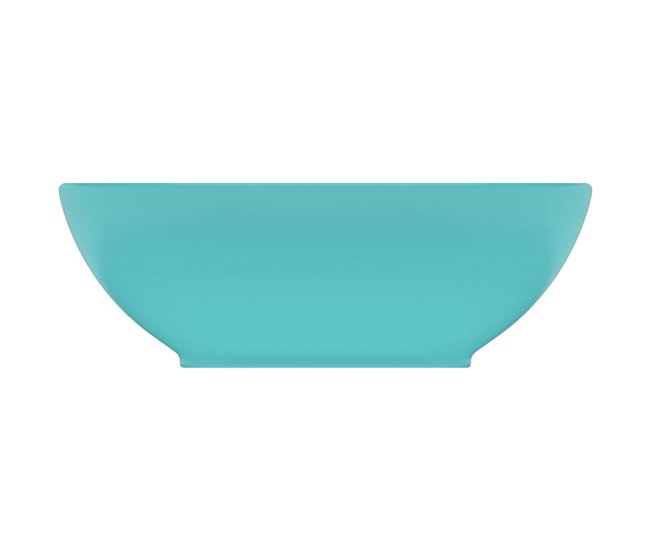 Lavabo de lujo ovalado cerámica Verde