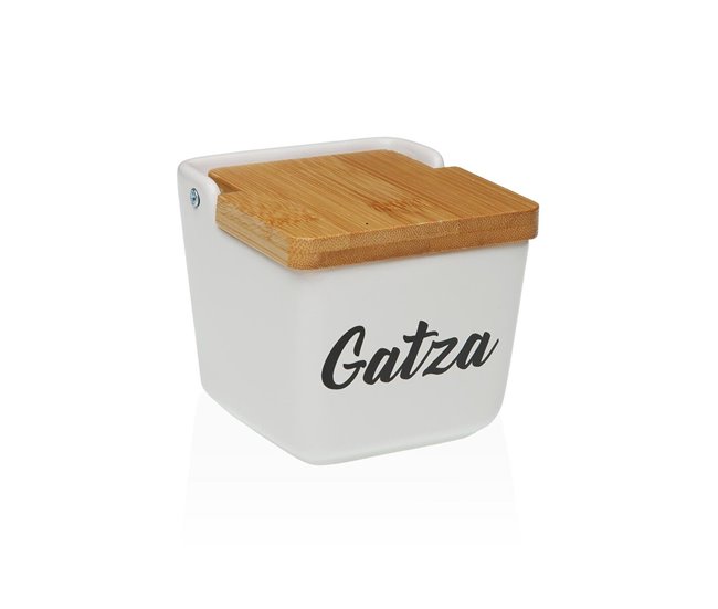 Salero con Tapa GATZA Blanco