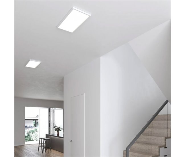 Plafón LED para baños Harlow Smart RGB (21W) Plástico Blanco
