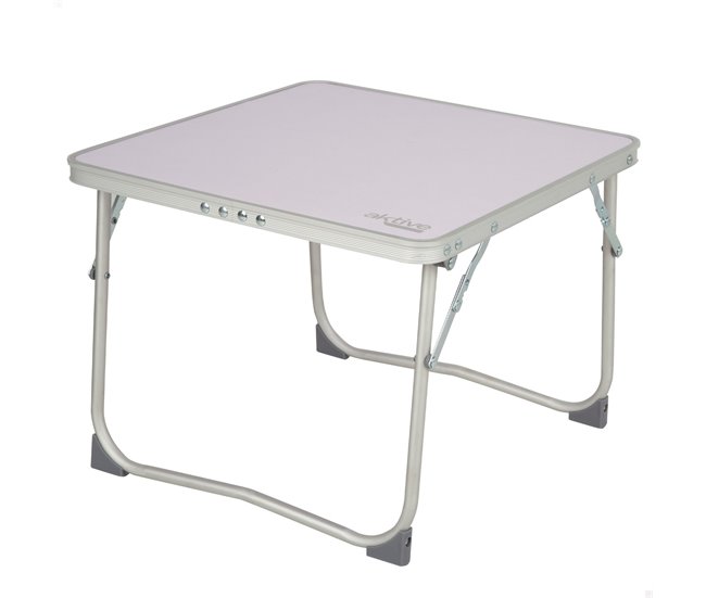 Aktive Mesa plegable pequeña camping antivuelco y ultraligera Malva