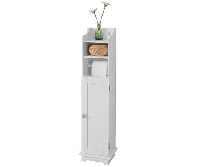 Portarrollos de Papel Higiénico FRG177-W SoBuy Blanco