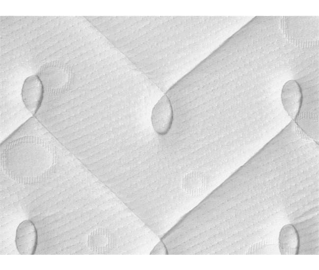 Beliani Colchón híbrido con relleno de espuma viscoelástica GLORY Blanco